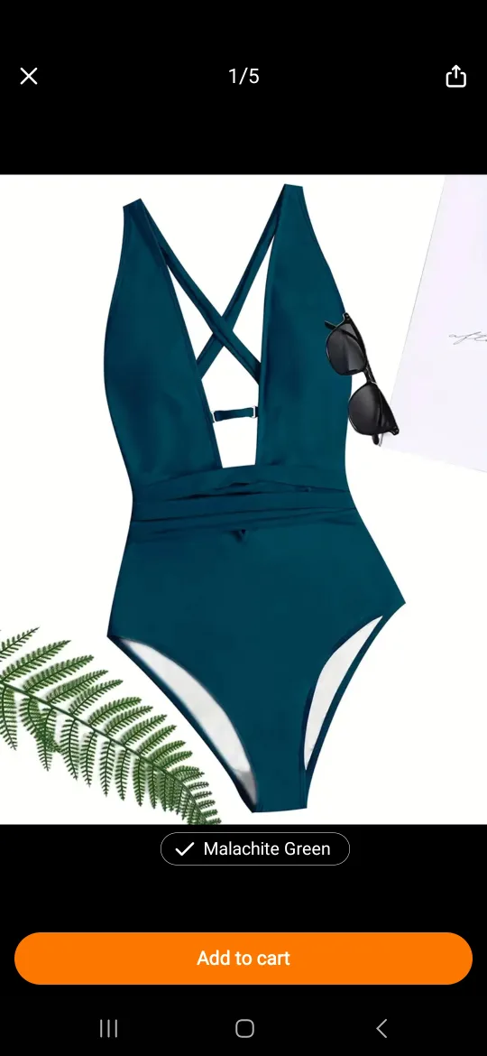 One Piece Swimsuit - Size S thumbnail