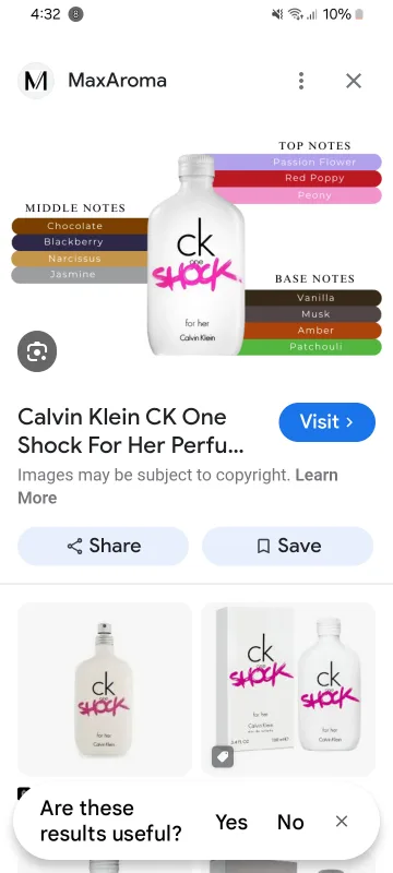 Calvin Klein CK One Shock for Her Perfume image indicator(2)