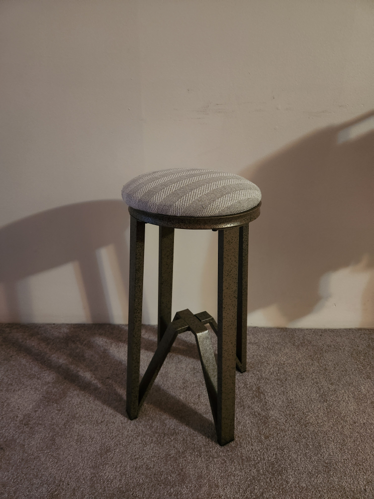 Round Upholstered Stool