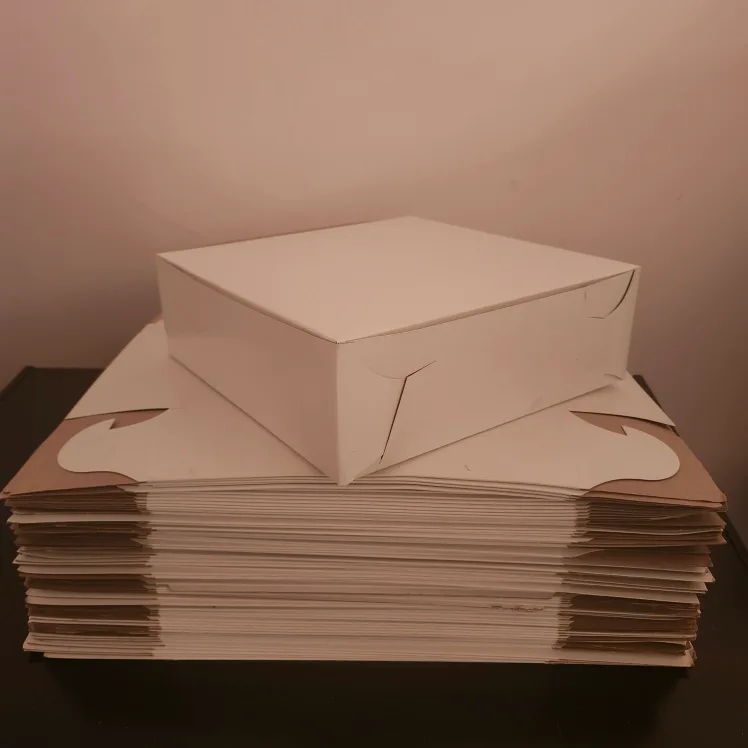 New White Cake Boxes thumbnail