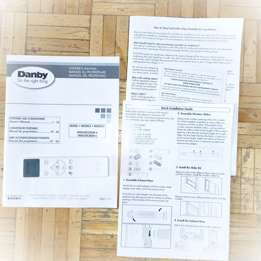 🔥Moving SALE🔥Danby 3-in-1 Portable Air Conditioner DPA050E2WDB-6 image indicator(10)