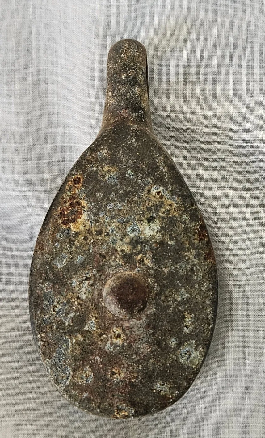 Antique Cast Iron Metal Rope Pulley thumbnail