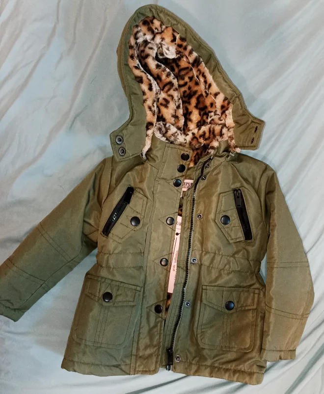 ‼️New‼️Urban Republic Girls' Collection 3T Olive Jacket thumbnail
