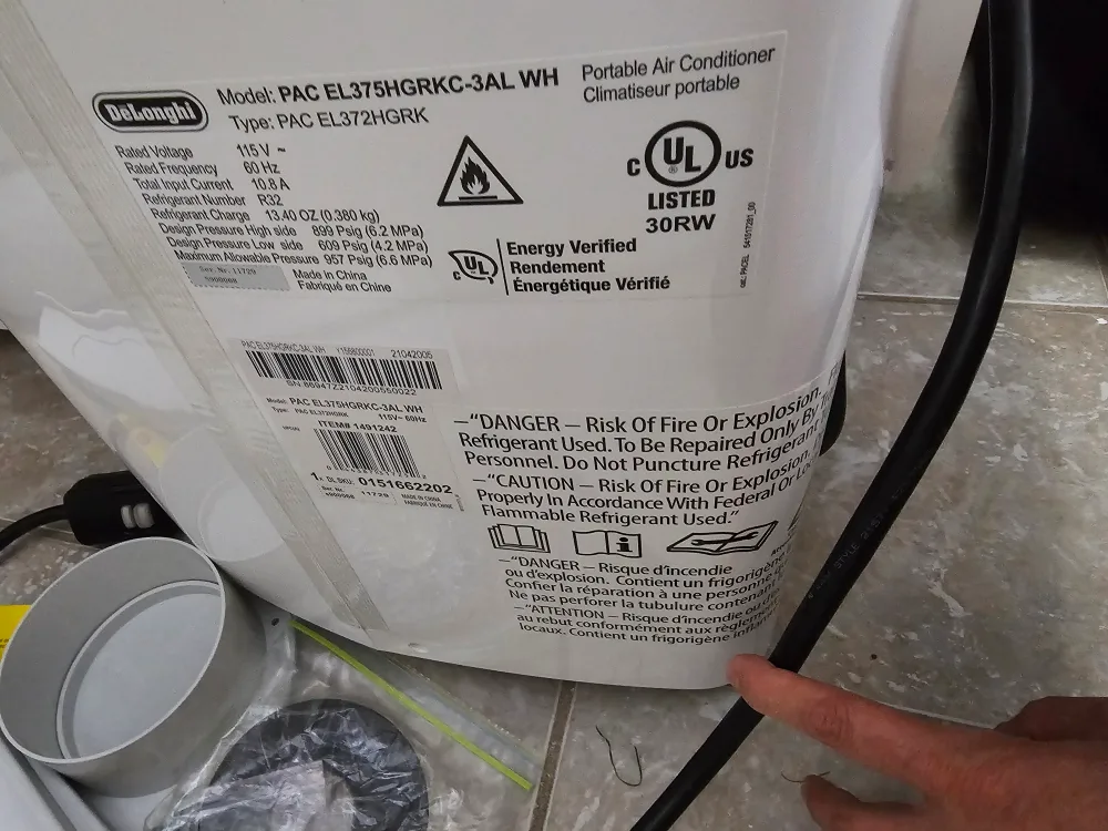 DeLonghi Pinguino Portable Air Conditioner (New never used) image indicator(6)