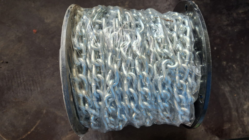 2/0 Twist Link Chain, 75 ft
