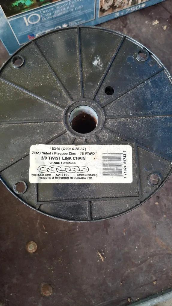 2/0 Twist Link Chain, 75 ft image indicator(2)