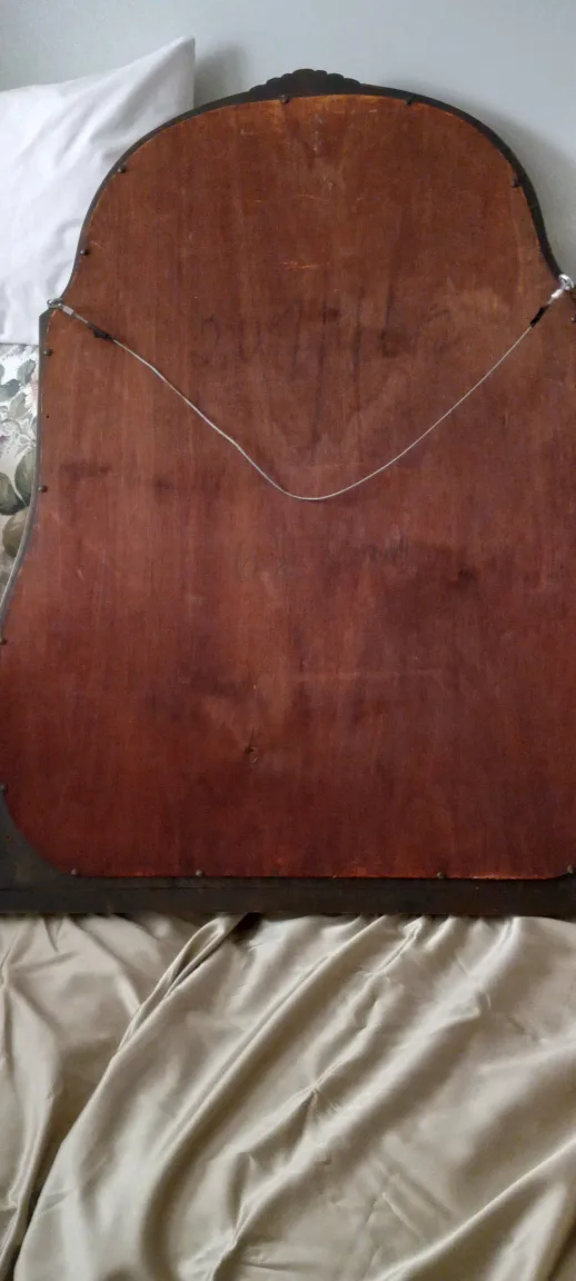 Wooden Framed Ornate Mirror image indicator(4)