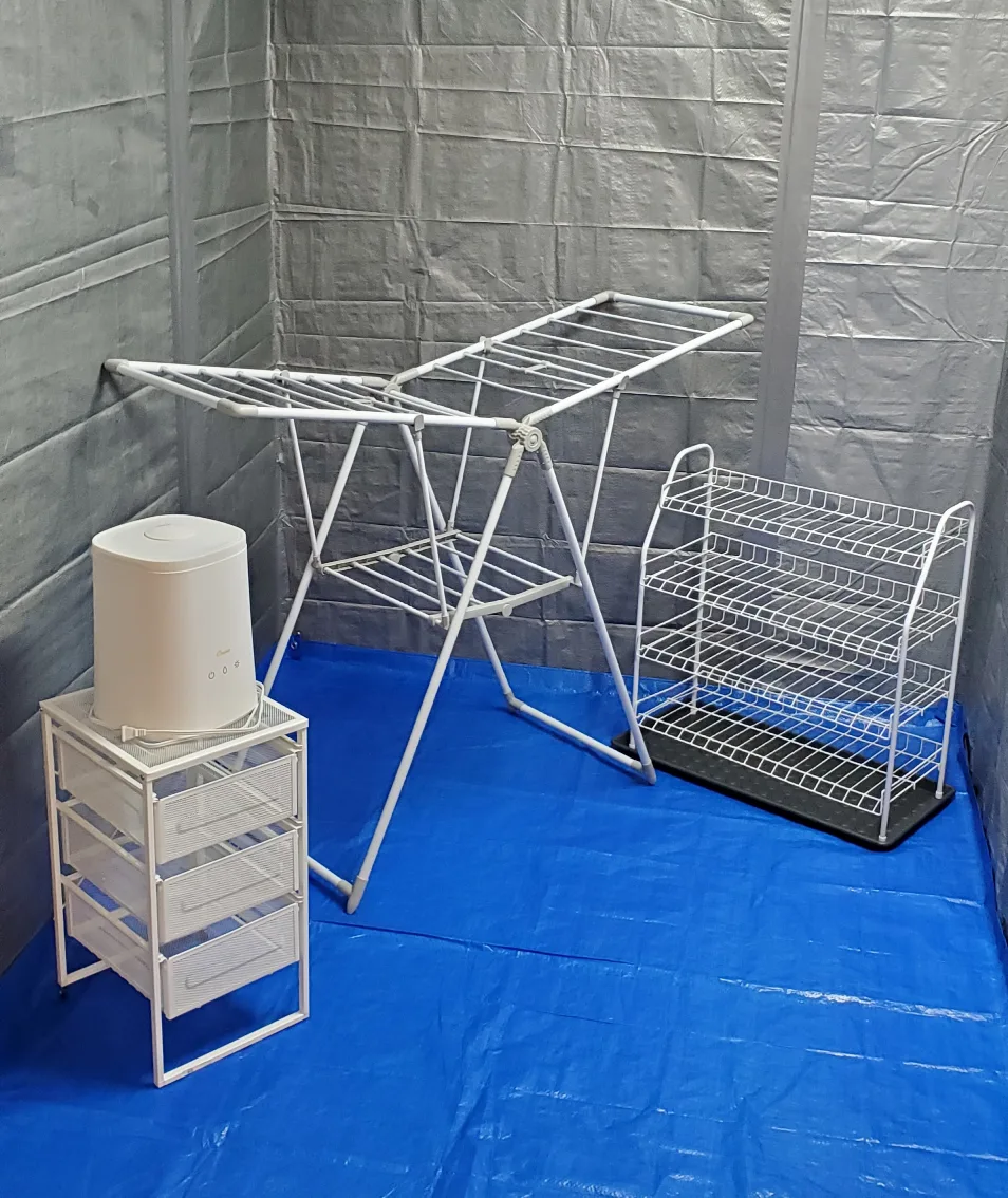 ➡️Type A Gullwing Clothes Drying Rack, 53.1x19.75x35.5in image indicator(5)