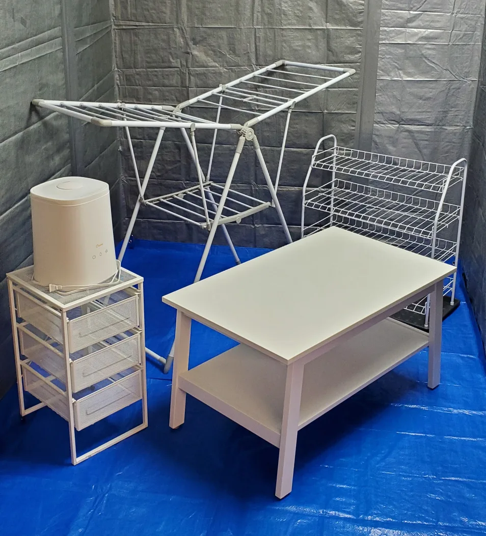 ➡️Type A Gullwing Clothes Drying Rack, 53.1x19.75x35.5in image indicator(6)