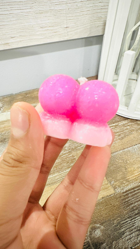 Bubble Flower Candle - Pink & Purple - photo 5