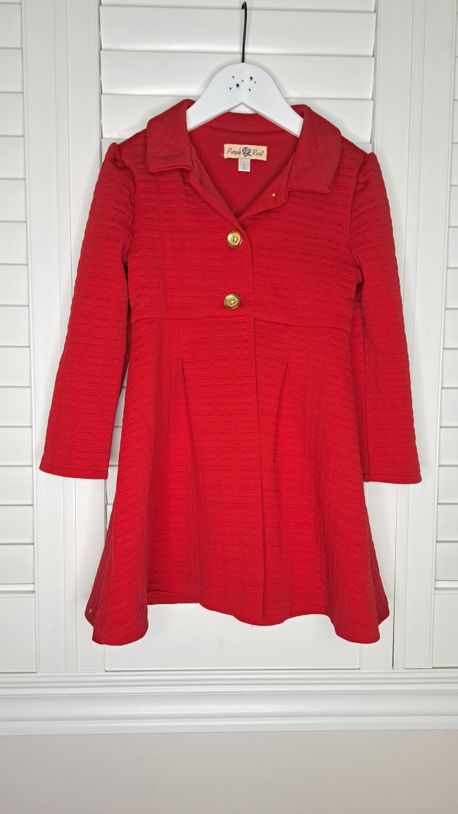 Purple Rose Girls Red Dress - Size 6