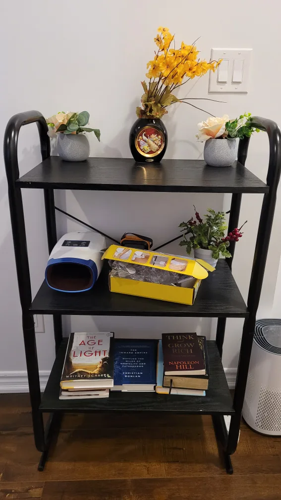 Black 3-Tier Shelf Unit thumbnail