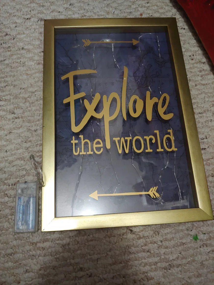 Explore the World Framed Wall Art thumbnail