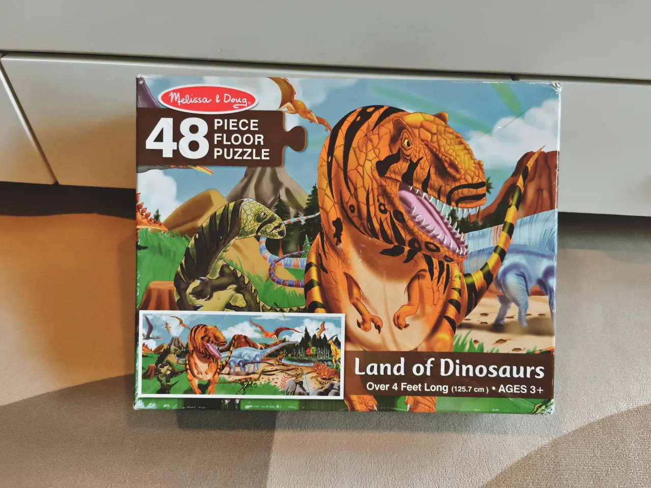 4 kinds of Dinosaur Puzzles: Melissa & Doug, Montoy, Jar Melo image indicator(5)
