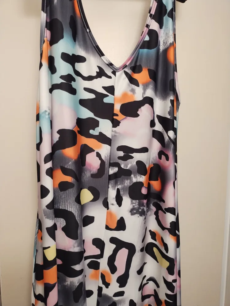 Colourful  Printed Long Dress image indicator(7)