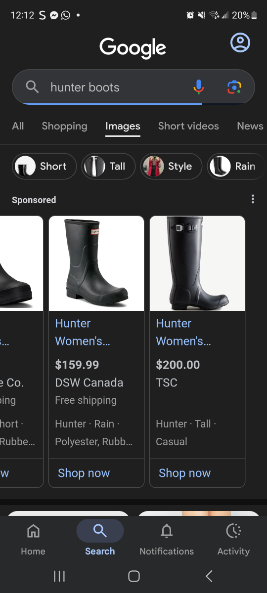 Hunter Women's Rain Boots, Black - photo 2