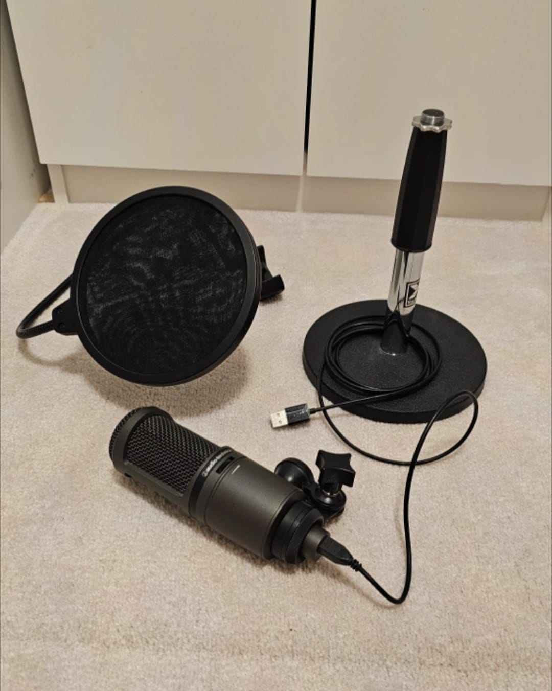 Audio-Technica AT2020 Cardioid Condenser Microphone