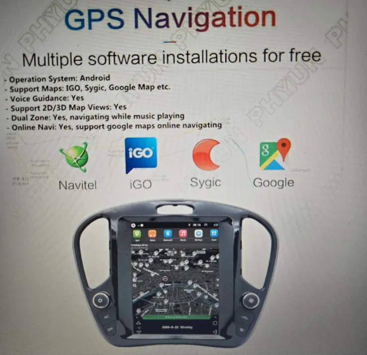 Nissan Juke/Infiniti ESQ Car Stereo Radio image indicator(7)