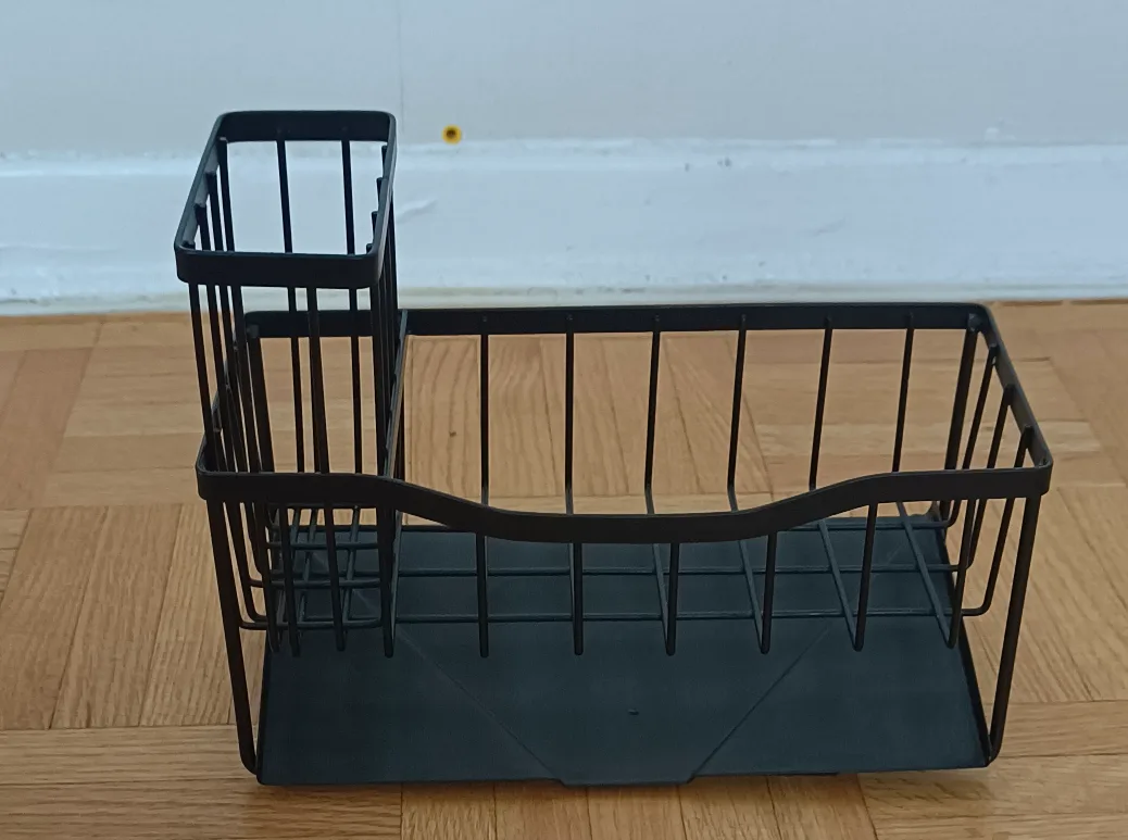 Black Metal Sink Caddy Organizer thumbnail