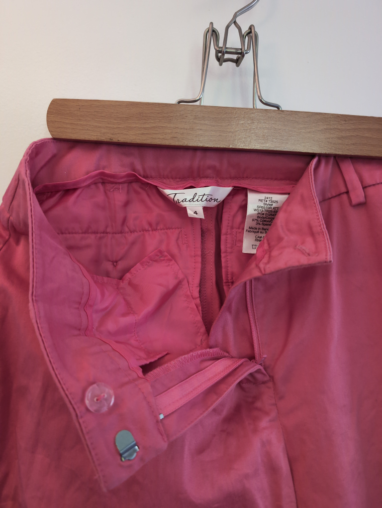 Tradition Pink Cropped Pants - Size 4 - photo 2