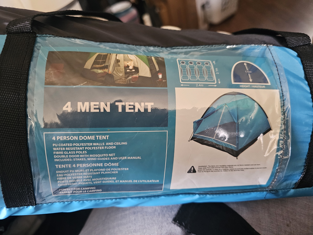 NEW 4 Person Dome Tent - Camping Ready!
