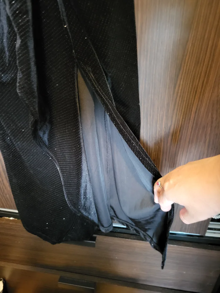 Dynamite Wrap Bodycon Velvet Dress Size: Medium image indicator(8)