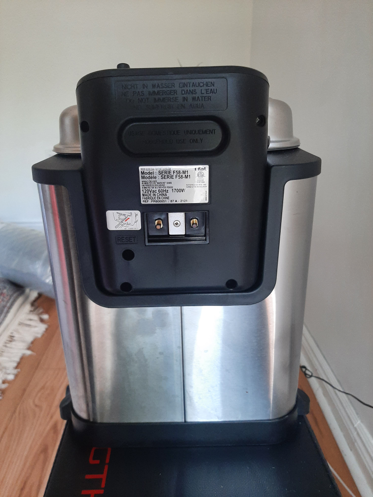 T-fal Ultimate EZ Clean Deep Fryer - Serie F58-M1 - photo 3