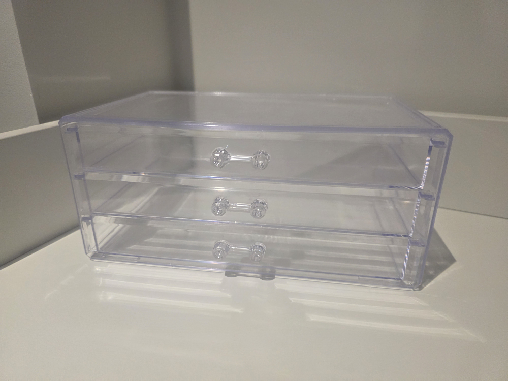 Acrylic 3-Drawer Organizer