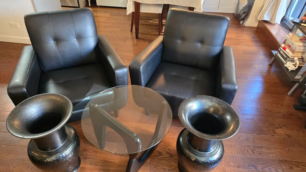 Coaster Fine Furniture Black Armchair - Like New! thumbnail