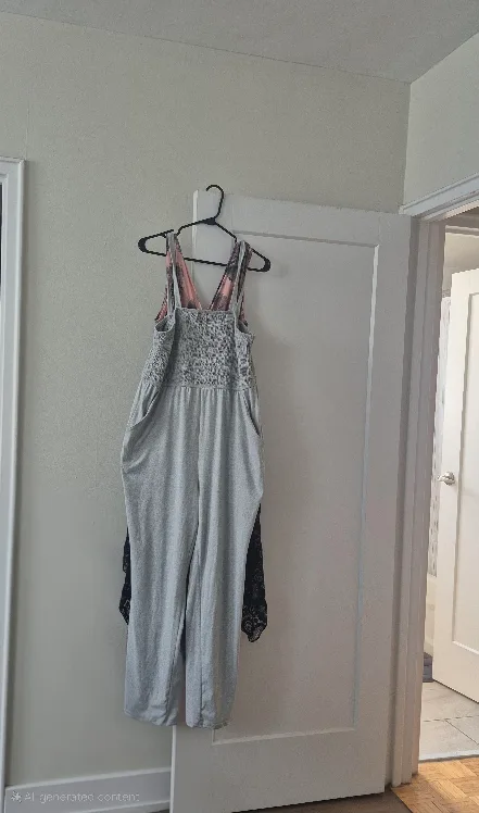 Grey Smocked Jumpsuit thumbnail