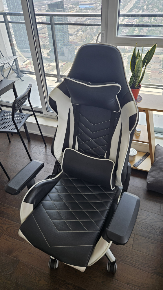 Gaming Chair - Black and White