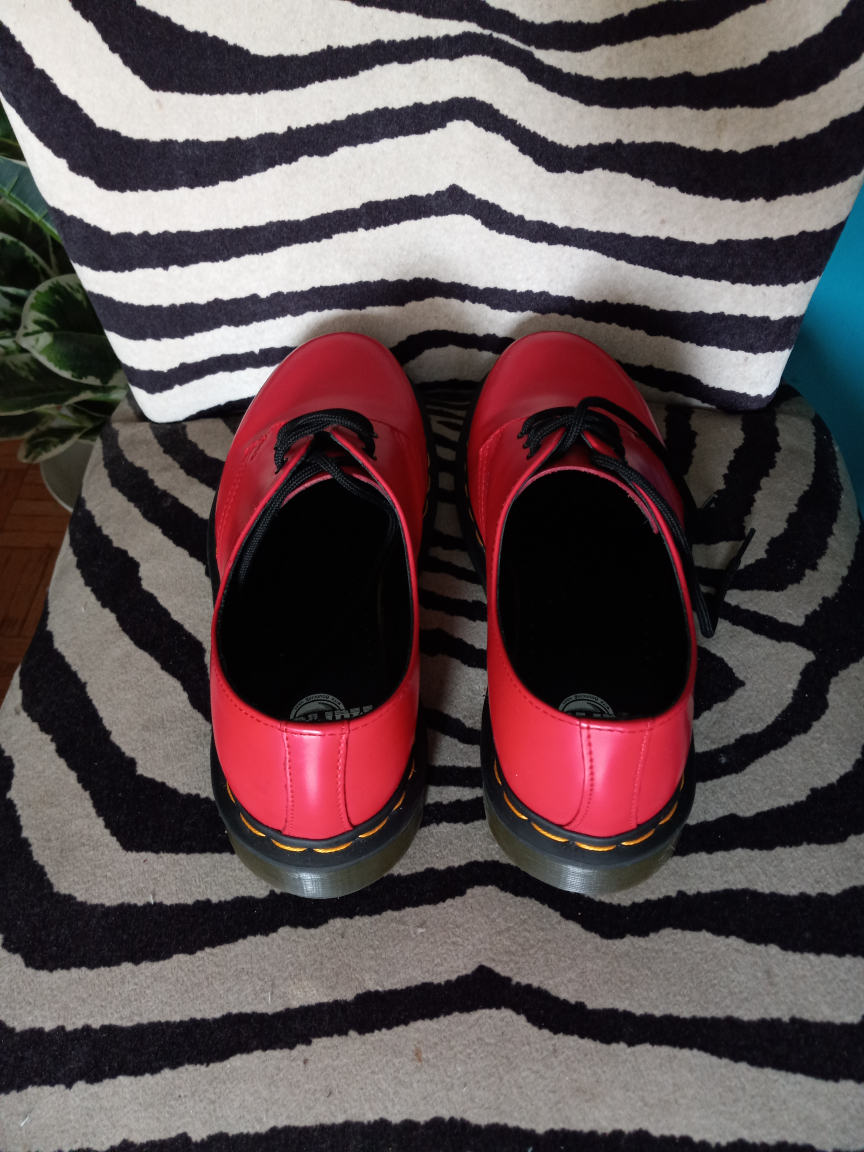 Dr. Martens 1461 Red Oxford Shoes RARE - photo 5