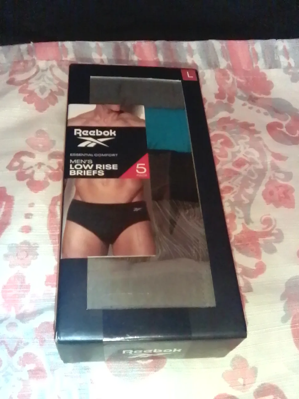Reebok Men's Low Rise Briefs - Size L - 5 Pack thumbnail