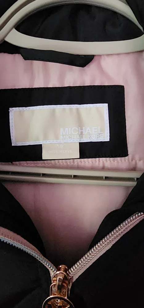 Michael Michael Kors Girls' Black Coat - Size 7/8 image indicator(3)