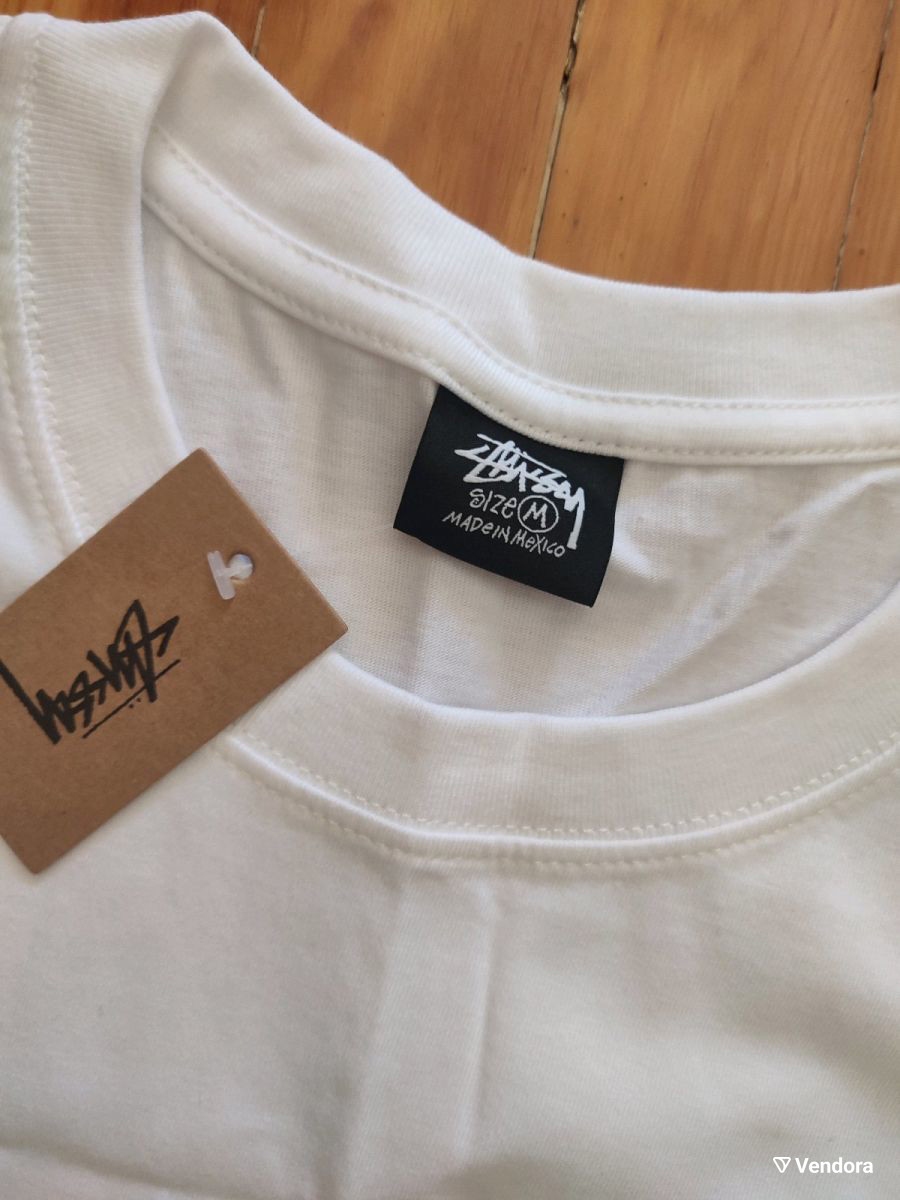Stussy Poker Suits Tee, White, Size M - photo 2