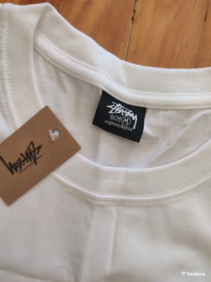 Stussy Poker Suits Tee, White, Size M image indicator(2)