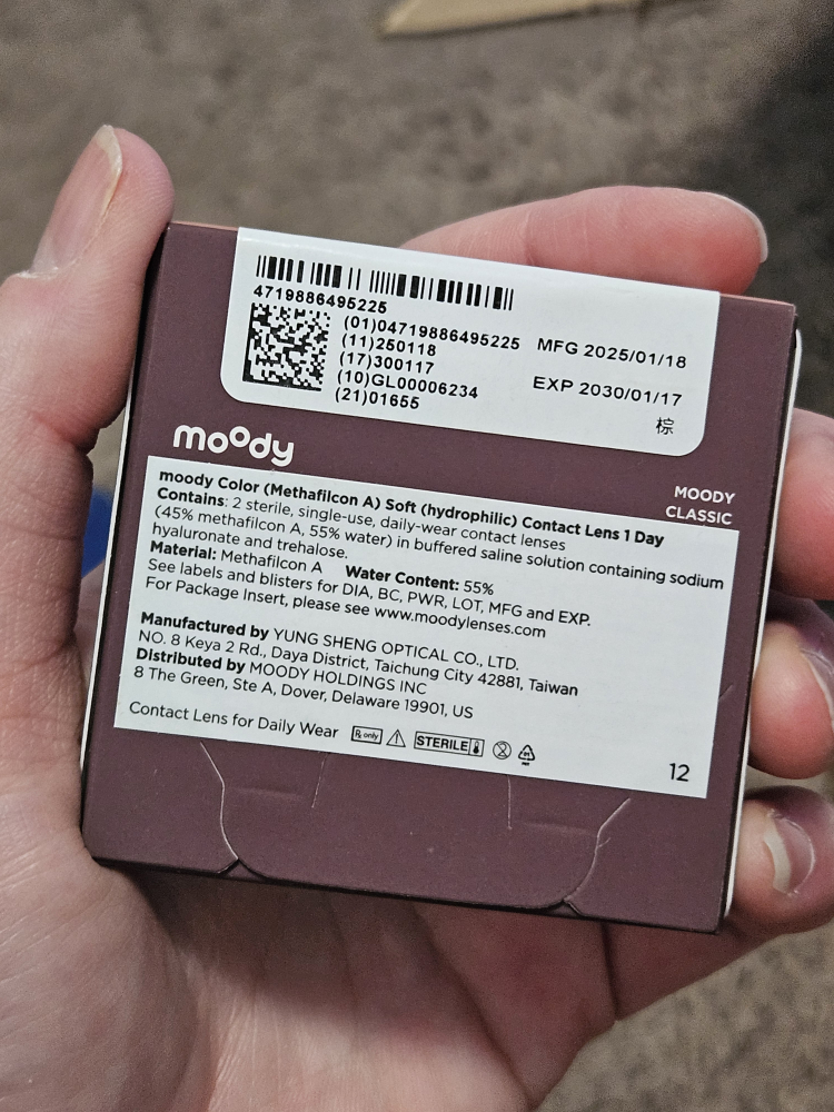 Moody Color Contact Lenses (2 Pairs) - photo 3