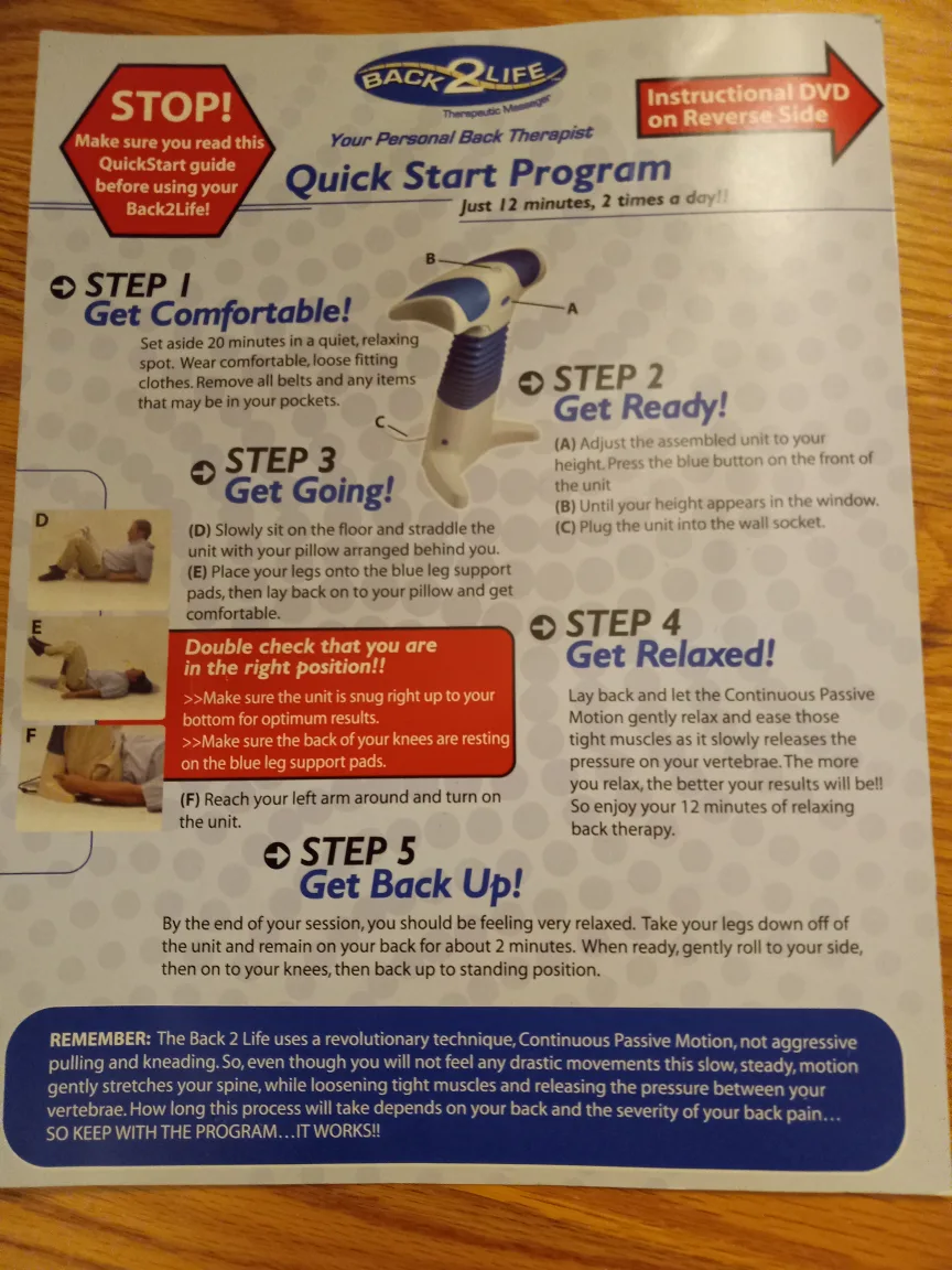 Back 2 Life exerciser image indicator(5)