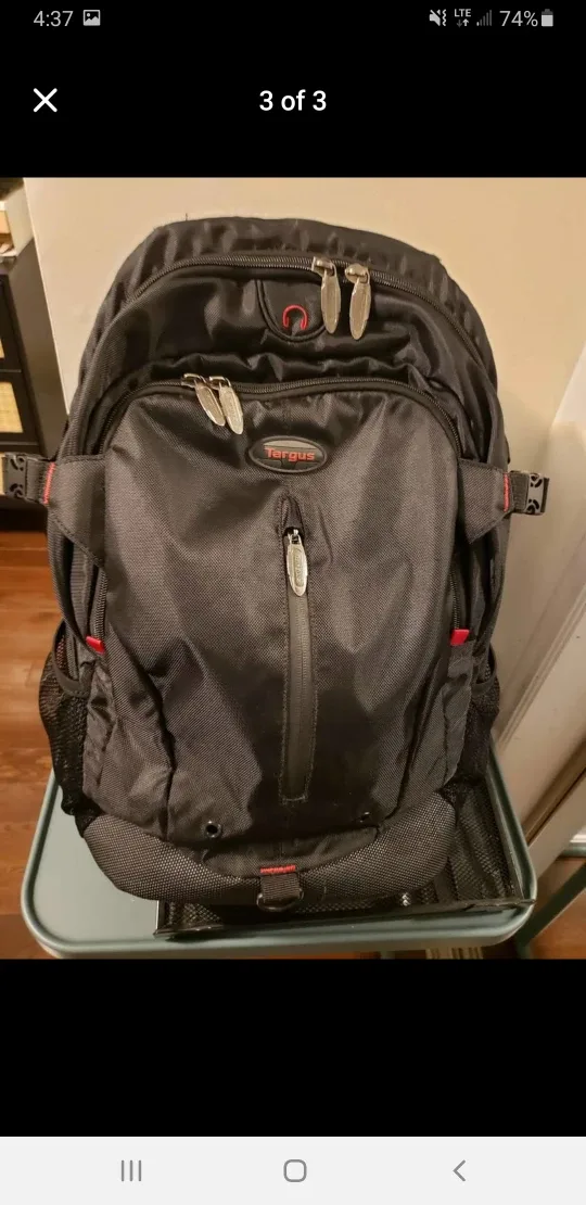 Targus Black Backpack thumbnail