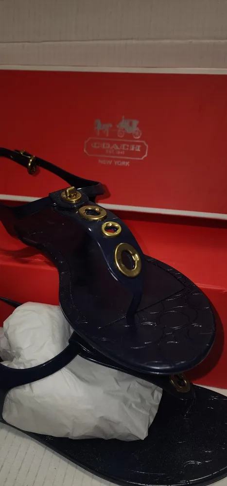 Coach Jelly Thong Sandals - Size 8 thumbnail
