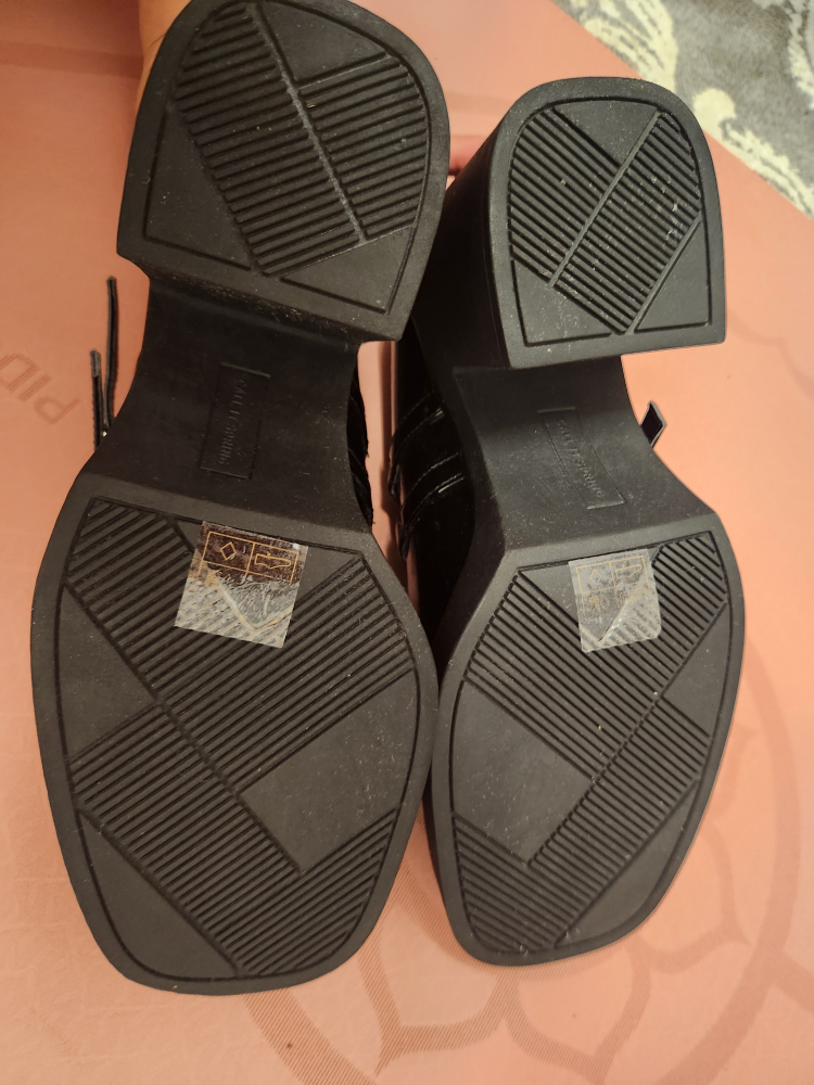 Call It Spring Black Platform Mid Heels Mary Janes Size 6.5 - photo 3