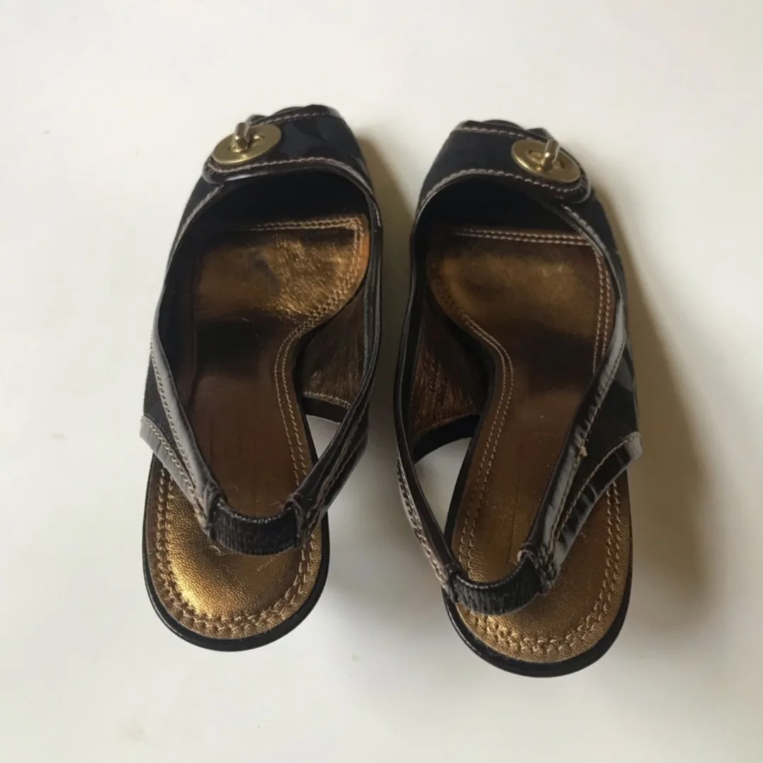 Coach Slingback Heels Size 6 image indicator(2)