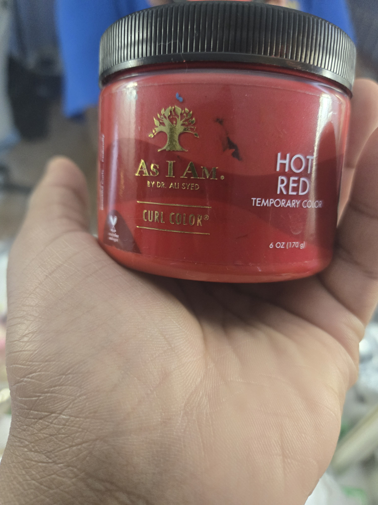As I Am Curl Color - Hot Red 🥕