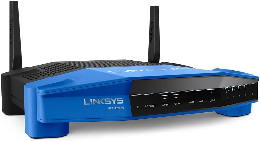 Linksys WRT1200AC Dual-Band and Wi-Fi Wireless Router