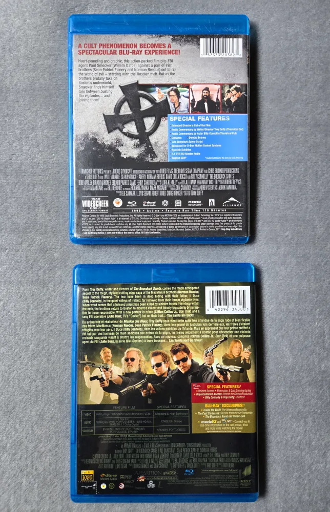 The Boondock Saints 1 & 2 Combo Blu-ray Lot $10 for Both image indicator(2)