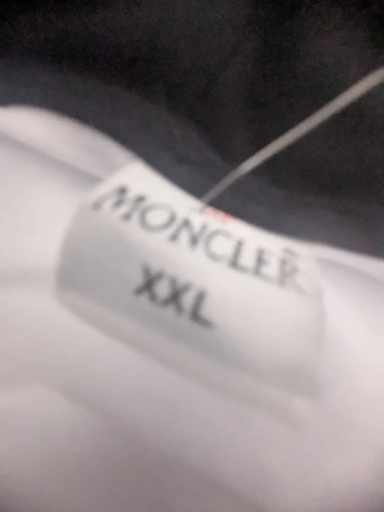 Moncler XXL White Jacket & Grey Sweatpants Set image indicator(5)