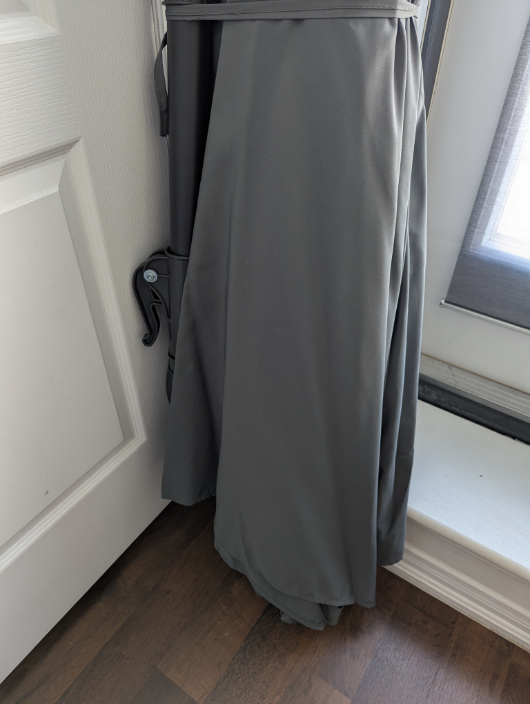 Gray Wall Mounted Patio Umbrella - photo 3