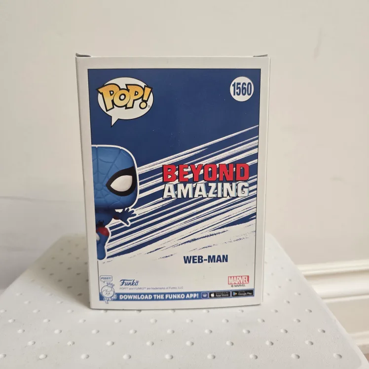 Web-Man Spiderman Marvel #1560 Funko Pop image indicator(3)