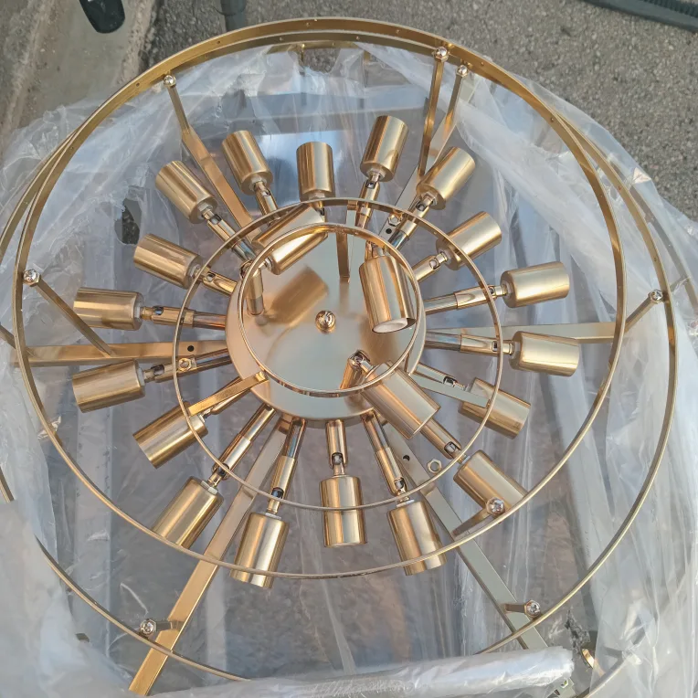 Gold Sputnik Style Chandelier image indicator(2)