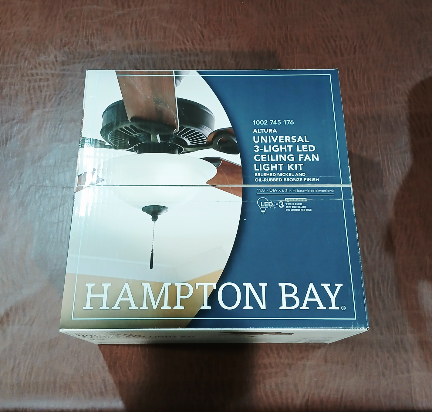 Hampton Bay Altura LED Ceiling Fan Light Kit *NEW* - photo 2